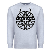 Heather Grey disturbed 1 Premium Sweatshirt - artisFamous