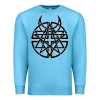 Ocean Blue disturbed 1 Premium Sweatshirt - artisFamous