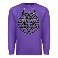 Purple disturbed 1 Premium Sweatshirt - artisFamous