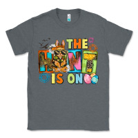 Charcoal Heather The hunt is on Easter Day Classic Tee - CowGirlArtShop