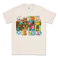 Natural The hunt is on Easter Day Classic Tee - CowGirlArtShop