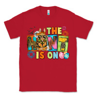 Red The hunt is on Easter Day Classic Tee - CowGirlArtShop