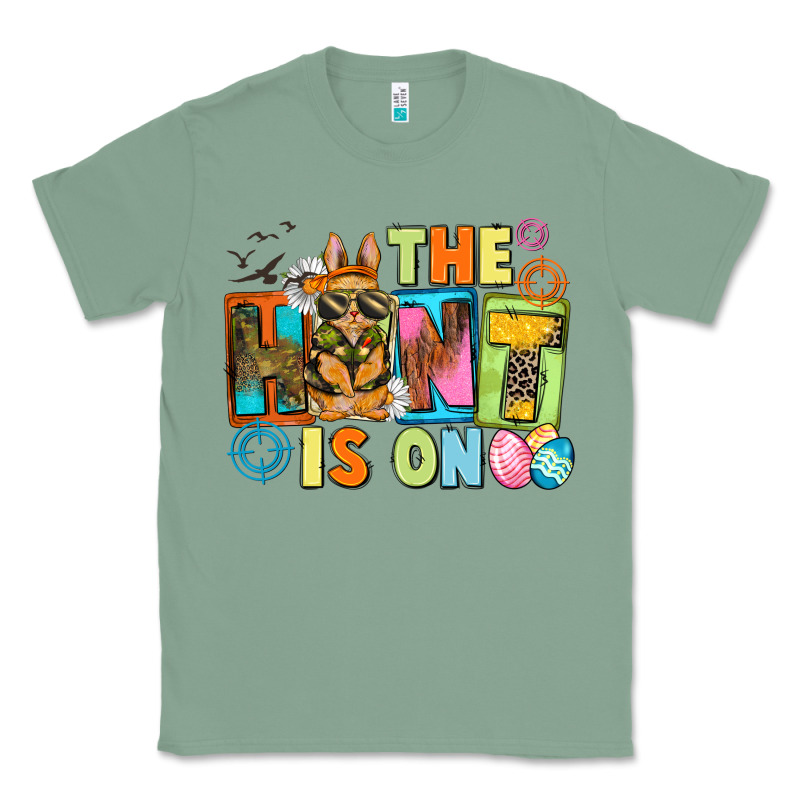 The Hunt Is On Easter Day Classic Tee by CowGirlArtShop | Teevron