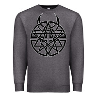 Charcoal Heather disturbed 1 Premium Sweatshirt - artisFamous