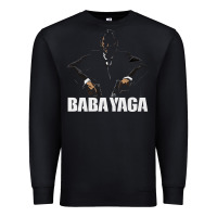 Black baba yaga Premium Sweatshirt - artisFamous