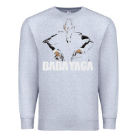 Heather Grey baba yaga Premium Sweatshirt - artisFamous