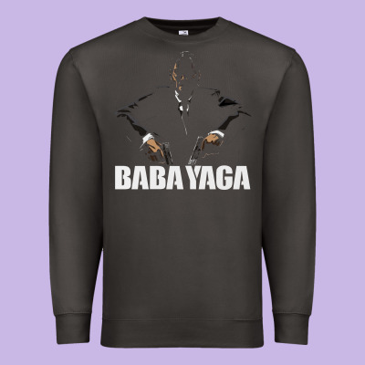 Baba Yaga Premium Sweatshirt Designed By Artisfamous