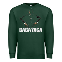 Sports Green baba yaga Premium Sweatshirt - artisFamous