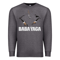 Charcoal Heather baba yaga Premium Sweatshirt - artisFamous