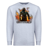 Heather Grey disturbed 8 Premium Sweatshirt - artisFamous