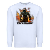 White disturbed 8 Premium Sweatshirt - artisFamous