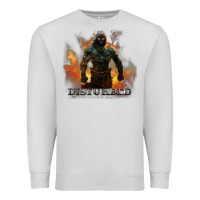 Dove Grey disturbed 8 Premium Sweatshirt - artisFamous