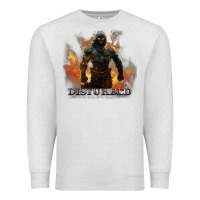 Oatmeal Heather disturbed 8 Premium Sweatshirt - artisFamous