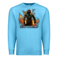 Ocean Blue disturbed 8 Premium Sweatshirt - artisFamous