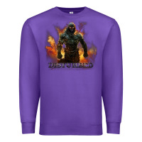 Purple disturbed 8 Premium Sweatshirt - artisFamous