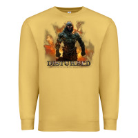 Antique Gold disturbed 8 Premium Sweatshirt - artisFamous