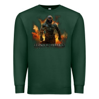 Sports Green disturbed 8 Premium Sweatshirt - artisFamous