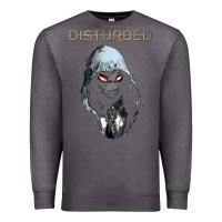 Charcoal Heather disturbed 10 Premium Sweatshirt - artisFamous