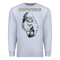 Heather Grey disturbed 10 Premium Sweatshirt - artisFamous