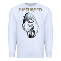 White disturbed 10 Premium Sweatshirt - artisFamous