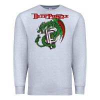 Heather Grey deep purple 7 Premium Sweatshirt - artisFamous