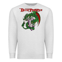 Oatmeal Heather deep purple 7 Premium Sweatshirt - artisFamous