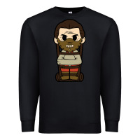 Black hannibal lecter chibi Premium Sweatshirt - artisFamous