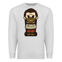 Dove Grey hannibal lecter chibi Premium Sweatshirt - artisFamous