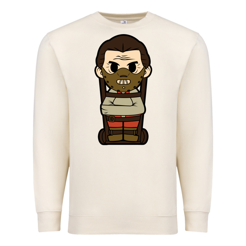 Hannibal Lecter Chibi Premium Sweatshirt by artisFamous | Teevron