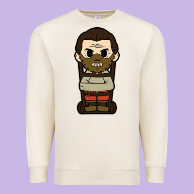 Hannibal Lecter Chibi Premium Sweatshirt Designed By Artisfamous
