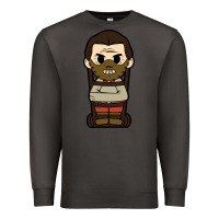 Smoke hannibal lecter chibi Premium Sweatshirt - artisFamous