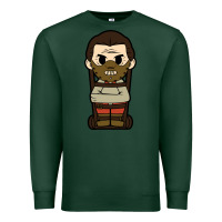 Sports Green hannibal lecter chibi Premium Sweatshirt - artisFamous