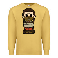 Antique Gold hannibal lecter chibi Premium Sweatshirt - artisFamous