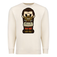 Sandshell hannibal lecter chibi Premium Sweatshirt - artisFamous