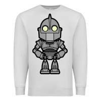 Dove Grey iron giant Premium Sweatshirt - artisFamous
