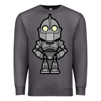 Charcoal Heather iron giant Premium Sweatshirt - artisFamous