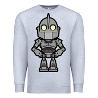 Heather Grey iron giant Premium Sweatshirt - artisFamous