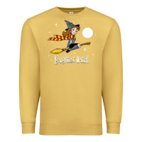 Antique Gold brightest witch Premium Sweatshirt - artisFamous
