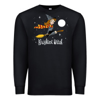 Black brightest witch Premium Sweatshirt - artisFamous