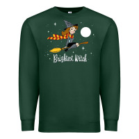 Sports Green brightest witch Premium Sweatshirt - artisFamous
