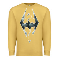 Antique Gold skyrim Premium Sweatshirt - artisFamous