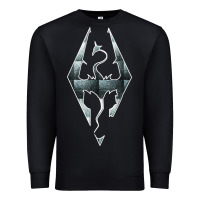 Black skyrim Premium Sweatshirt - artisFamous