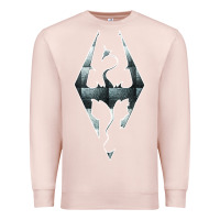 Pale Pink skyrim Premium Sweatshirt - artisFamous