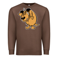 Chestnut smile mumbly muttley dog Premium Sweatshirt - artisFamous