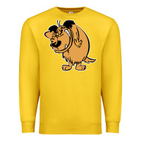 Lemon smile mumbly muttley dog Premium Sweatshirt - artisFamous