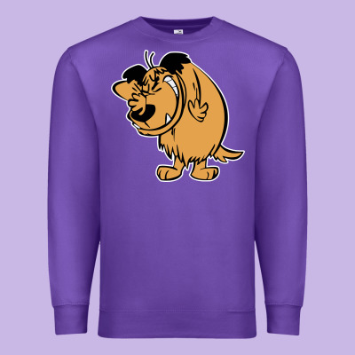 Smile Mumbly Muttley Dog Premium Sweatshirt Designed By Artisfamous