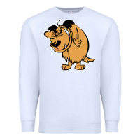 White smile mumbly muttley dog Premium Sweatshirt - artisFamous