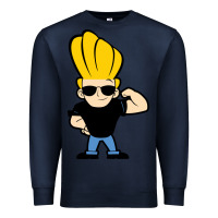 Navy johnny bravo chibi Premium Sweatshirt - artisFamous