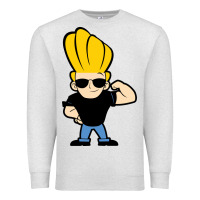 Oatmeal Heather johnny bravo chibi Premium Sweatshirt - artisFamous