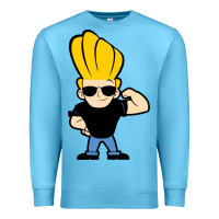 Ocean Blue johnny bravo chibi Premium Sweatshirt - artisFamous